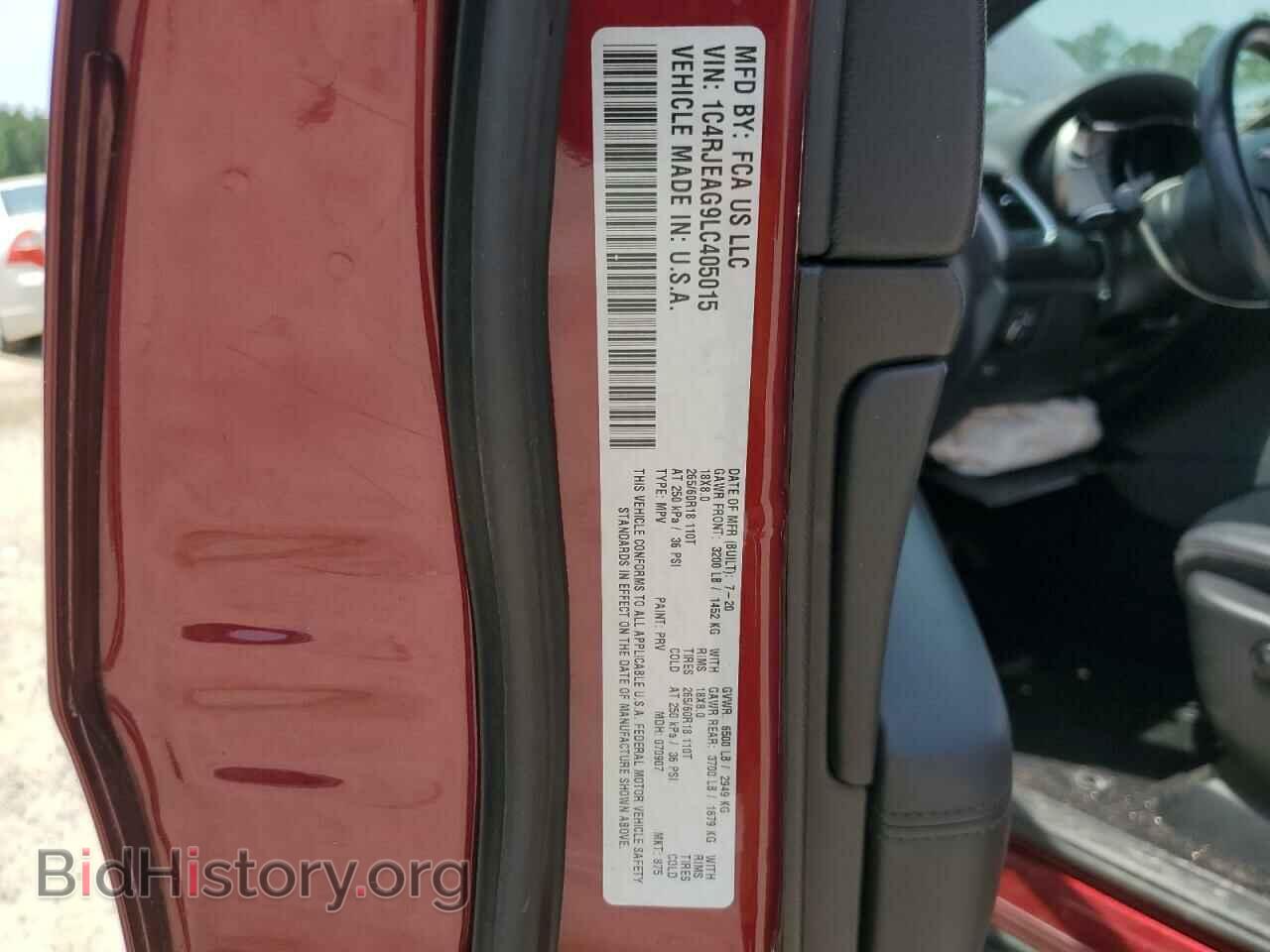 2020 JEEP GRAND CHER - VIN: 1C4RJEAG9LC405015 - Photo 13