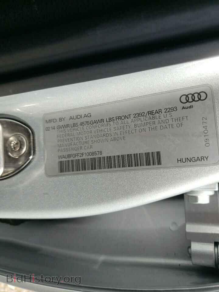 2015 AUDI A3 - VIN: WAUBFGFF2F1008578 - Фото 10