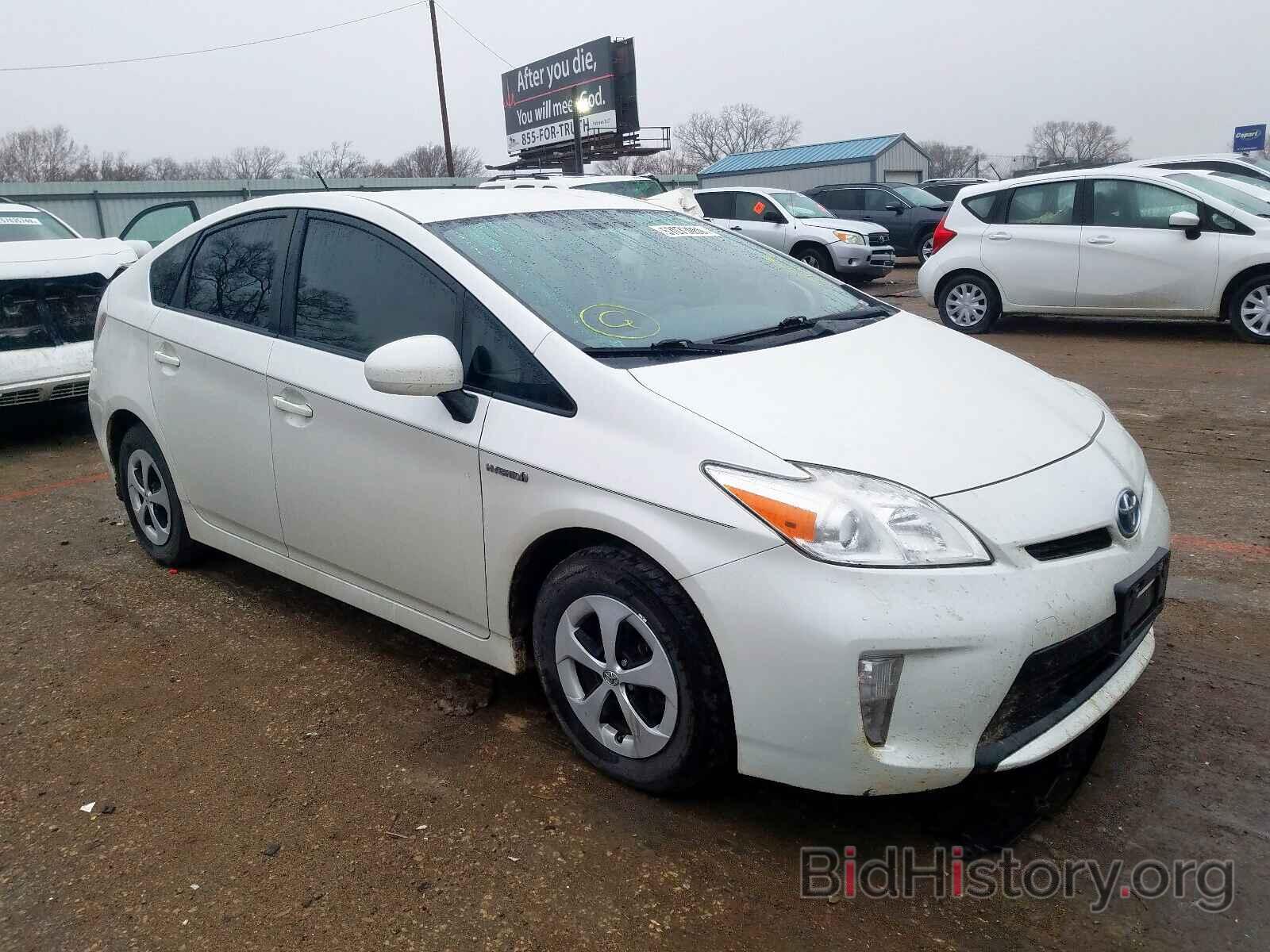 Photo JTDKN3DU9E0360206 - TOYOTA PRIUS 2014