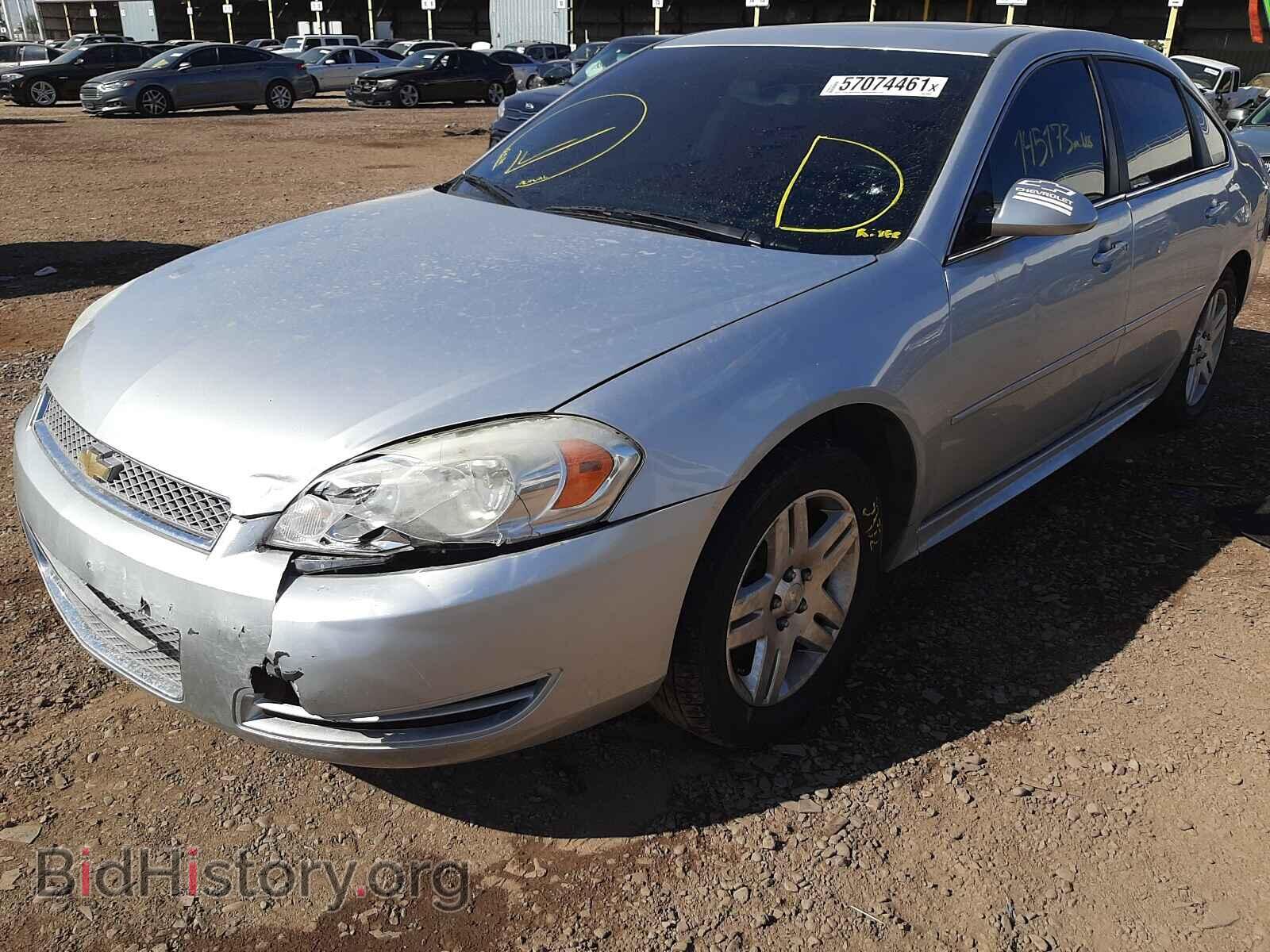 2013 CHEVROLET IMPALA - VIN: 2G1WG5E37D1103943 - Фото 2