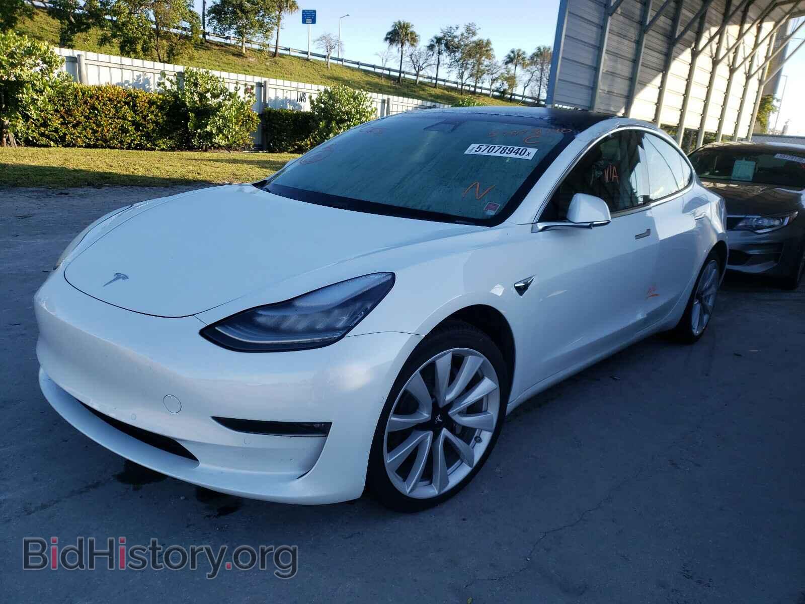 2019 TESLA MODEL 3 - VIN: 5YJ3E1EB4KF437518 - Фото 2