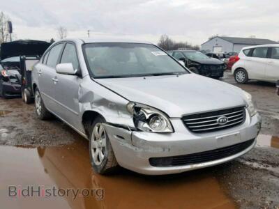 2008 Kia OPTIMA Optima LX, silver — VIN KNAGE123885249266, Copart