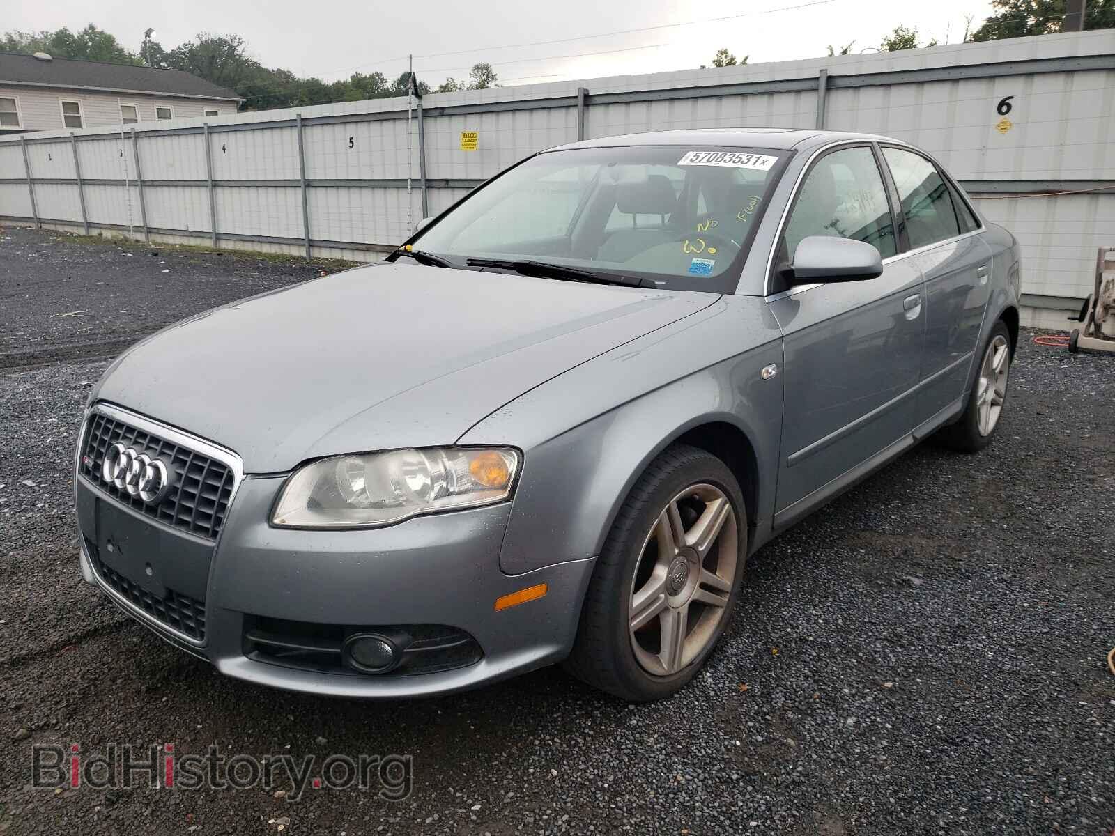 2008 AUDI A4 - VIN: WAUDF78EX8A101672 - Фото 2