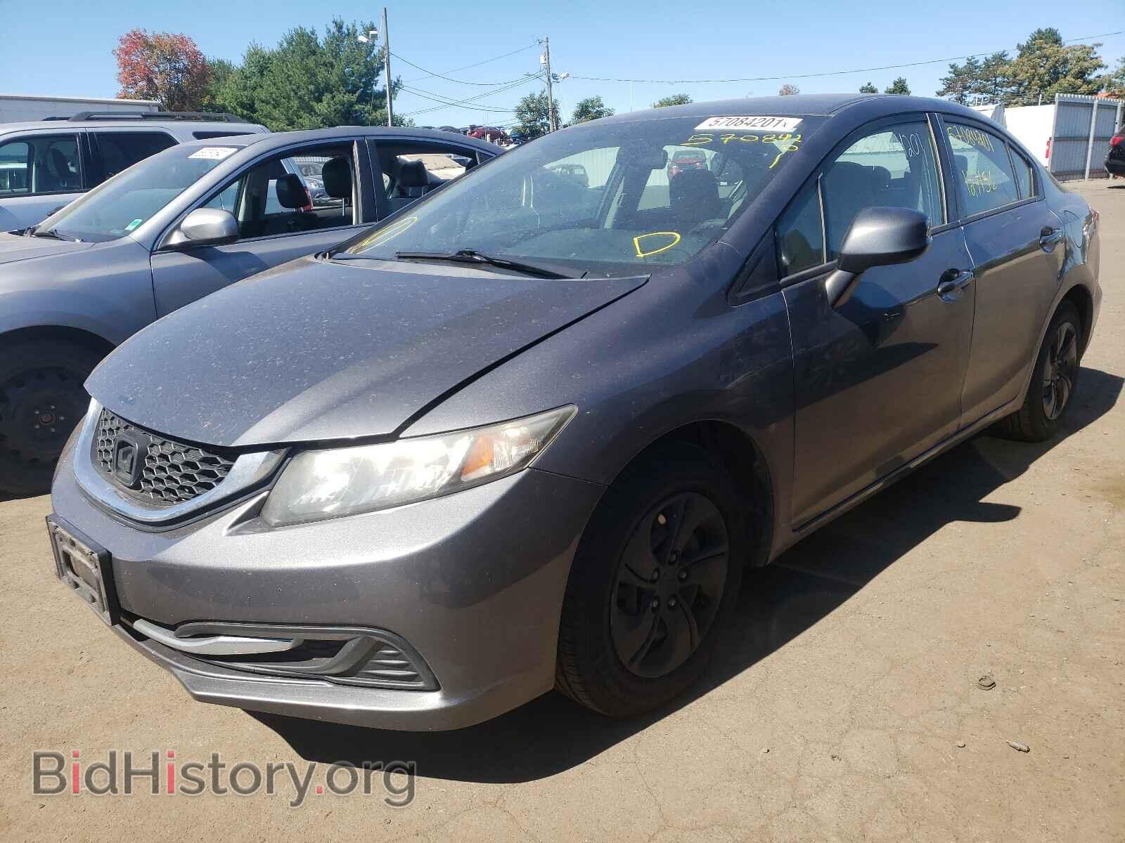 2013 HONDA CIVIC - VIN: 19XFB2F5XDE251852 - Фото 2