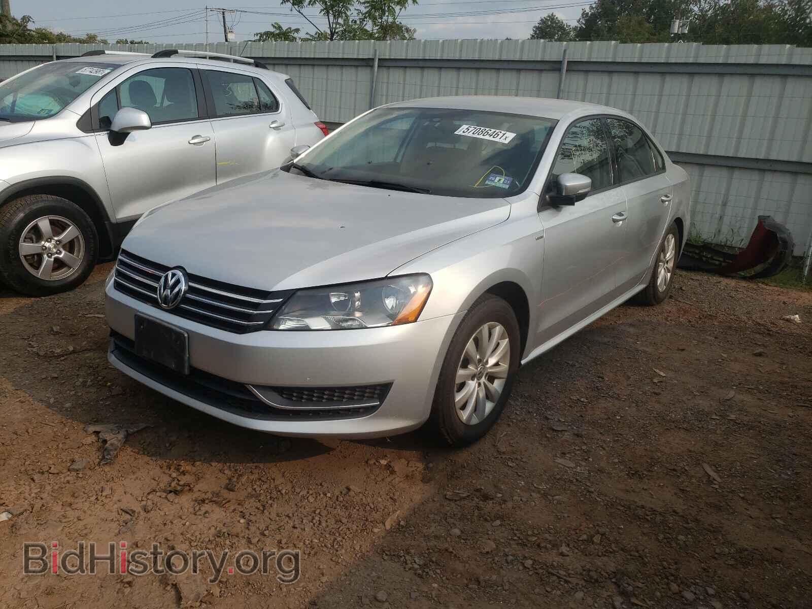 2014 VOLKSWAGEN PASSAT - VIN: 1VWAT7A35EC070352 - Фото 2