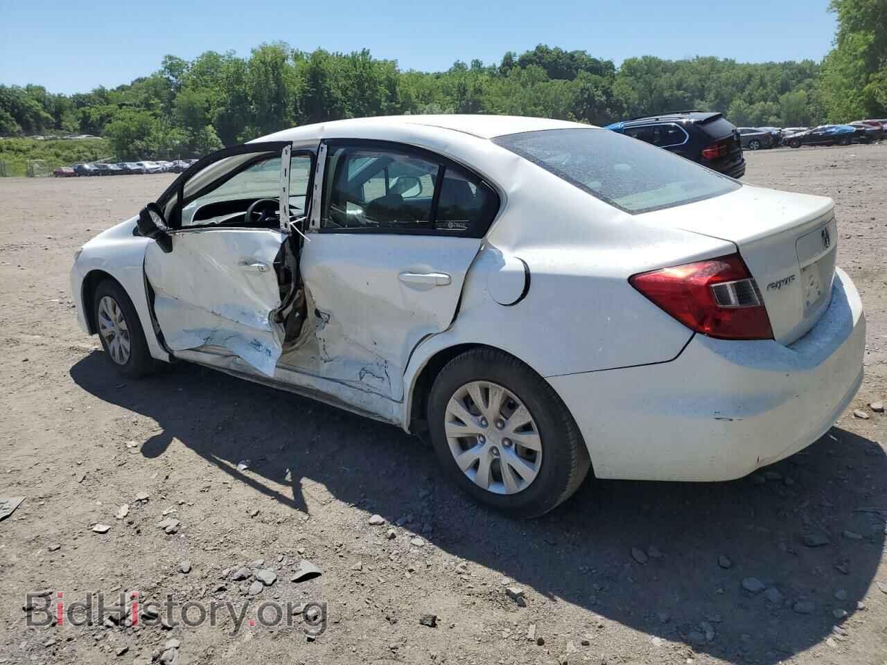2012 HONDA CIVIC - VIN: 2HGFB2F56CH590757 - Фото 2