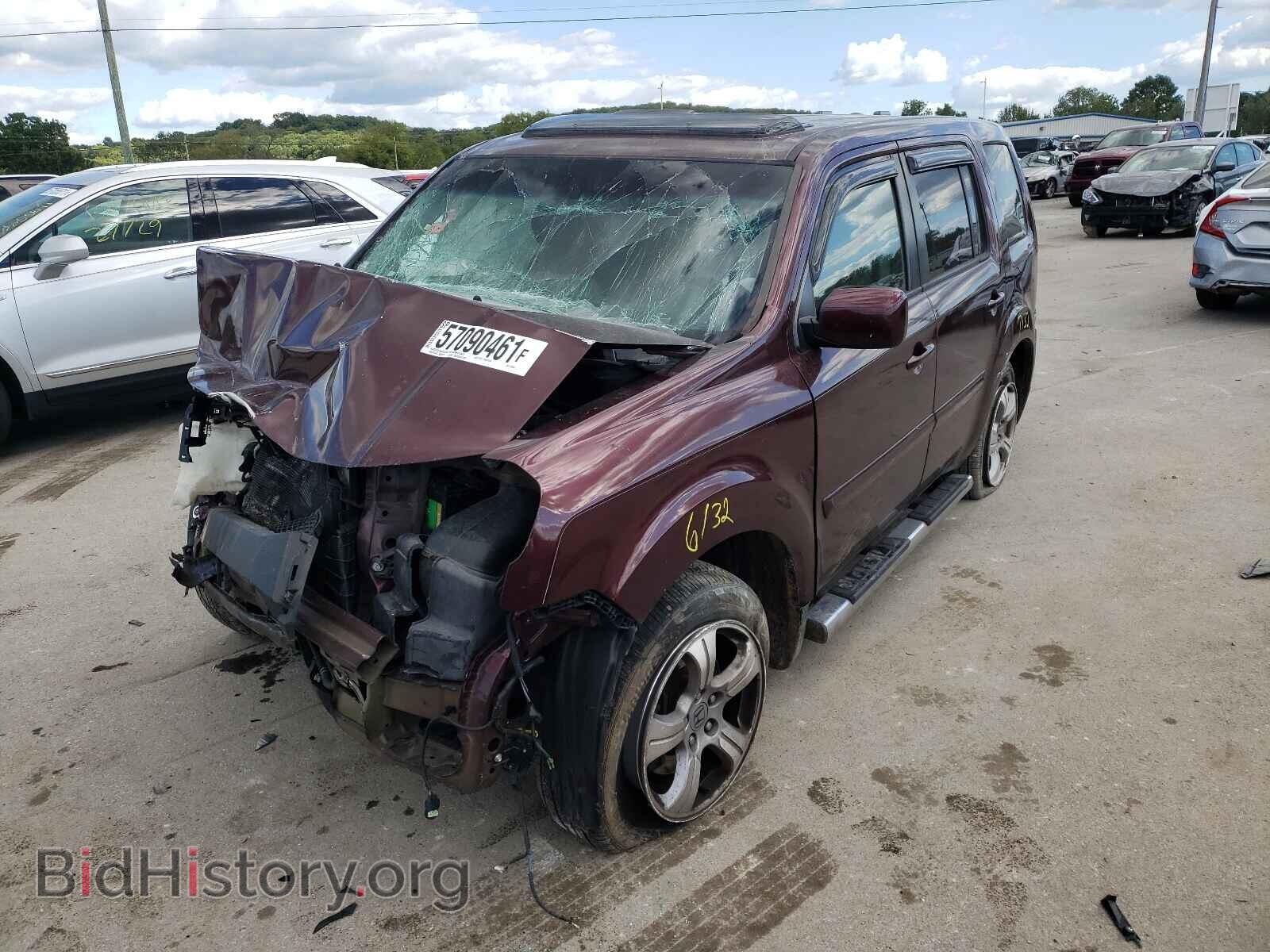 2012 HONDA PILOT - VIN: 5FNYF3H78CB010866 - Фото 2