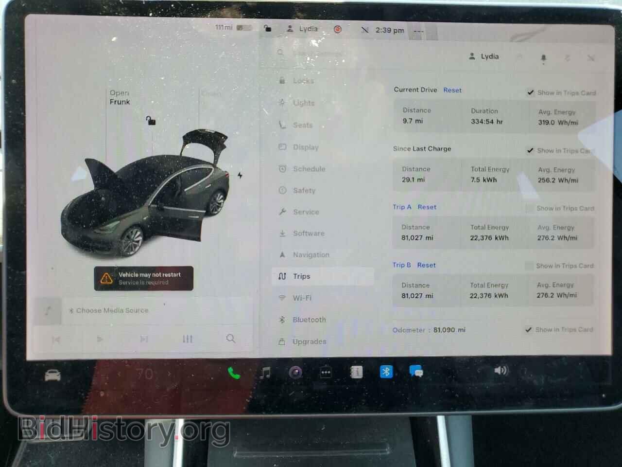 2019 TESLA MODEL 3 - VIN: 5YJ3E1EB2KF388576 - Photo 9