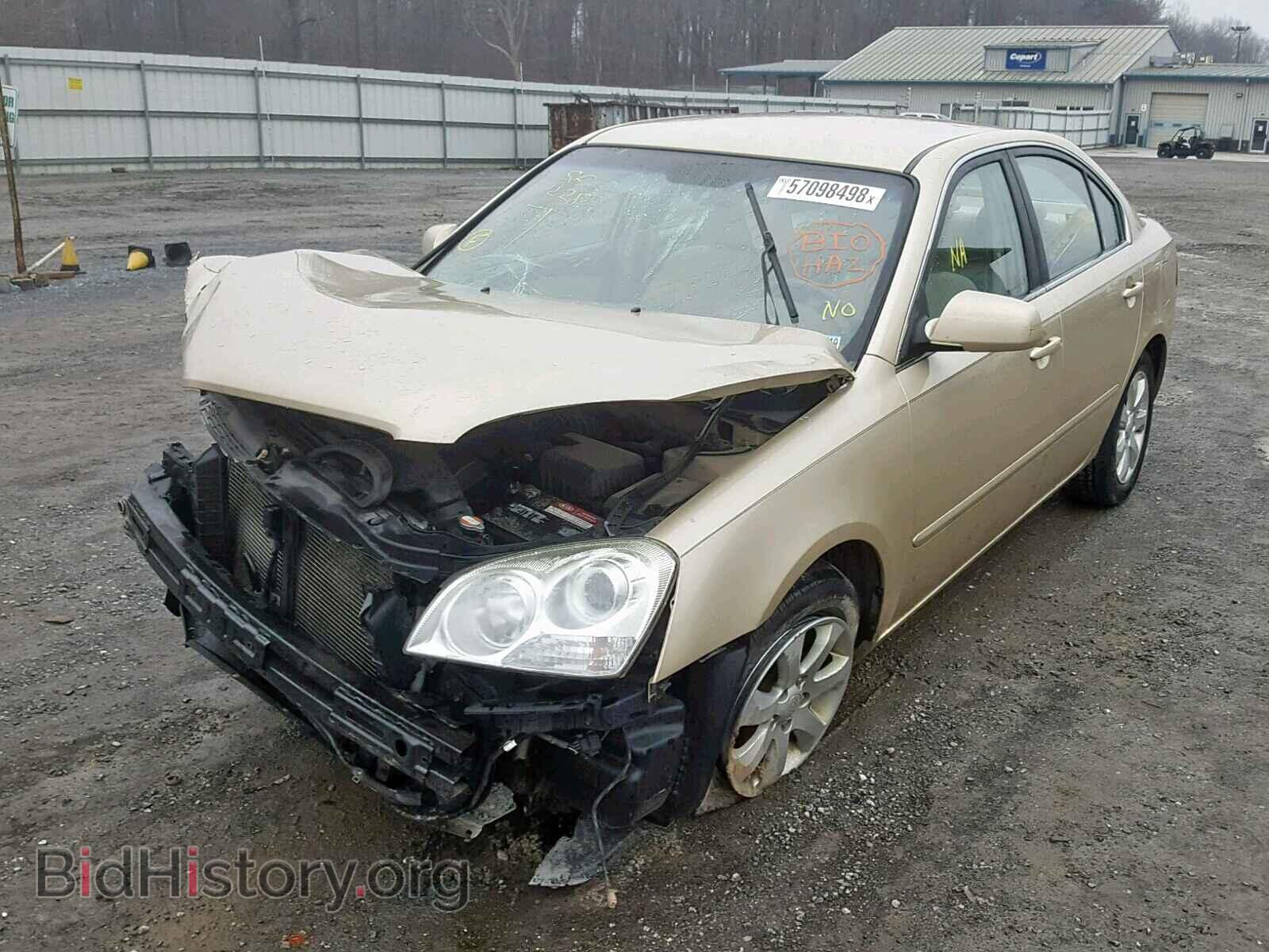 2008 KIA OPTIMA - VIN: KNAGE124785219829 - Фото 2