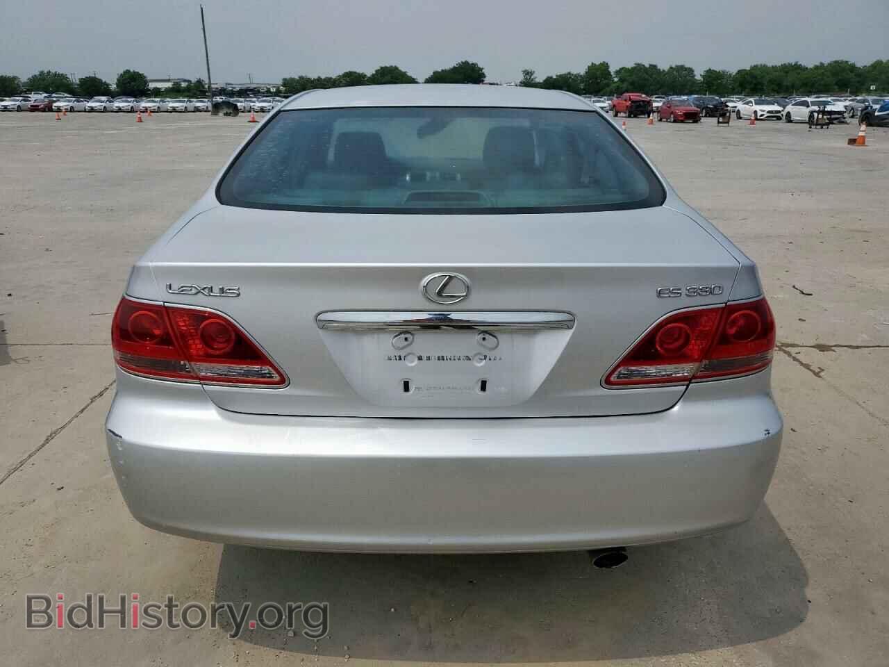 2005 LEXUS ES330 - VIN: JTHBA30G755104532 - Фото 6