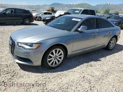 2013 Audi A6 Premium Plus, серый — VIN WAUGFAFC5DN039578, Copart