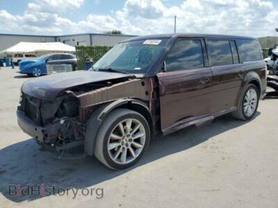2011 Ford FLEX Limited, burgundy — VIN 2FMGK5DC5BBD03427, Copart