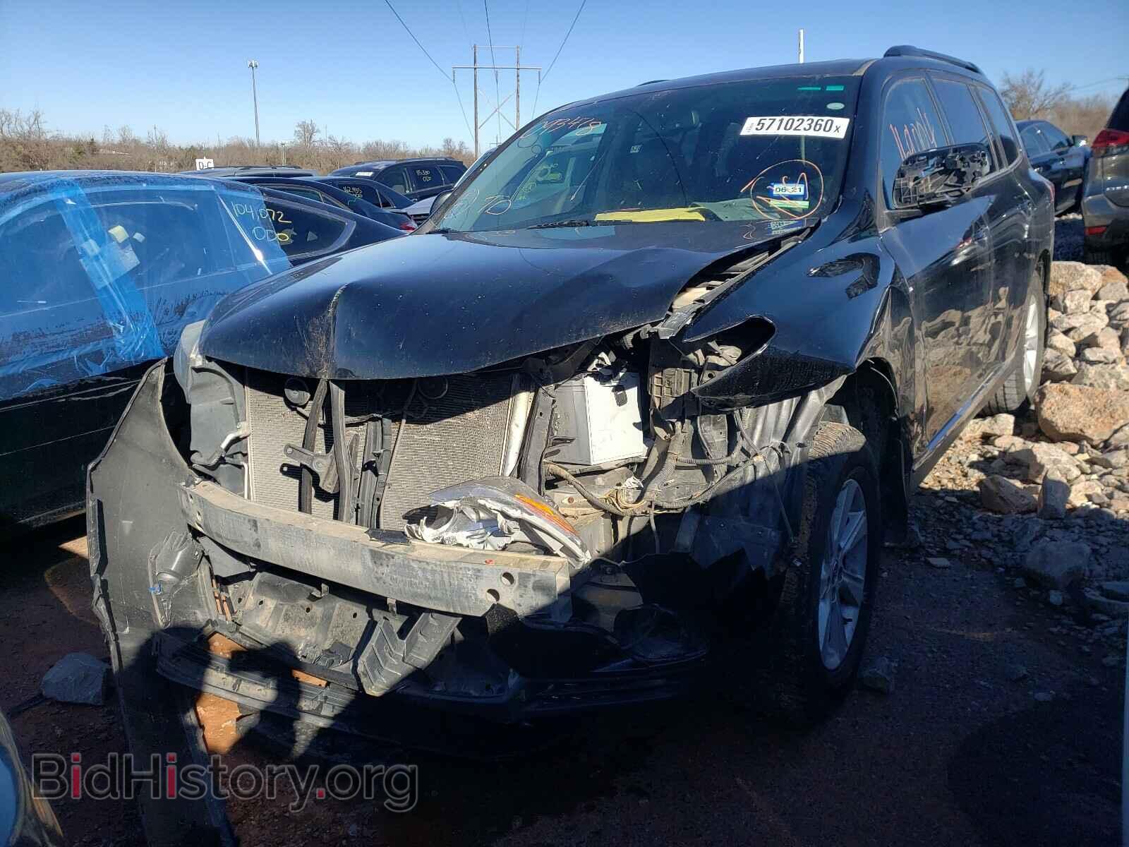 2012 TOYOTA HIGHLANDER - VIN: 5TDBK3EH4CS093478 - Фото 2