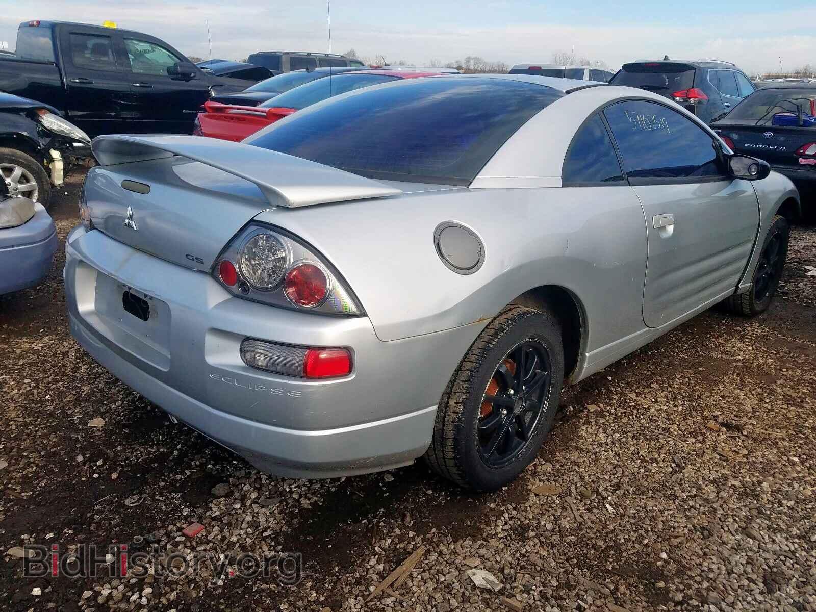 2002 MITSUBISHI ECLIPSE - VIN: 4A3AC44G22E060763 - Фото 4