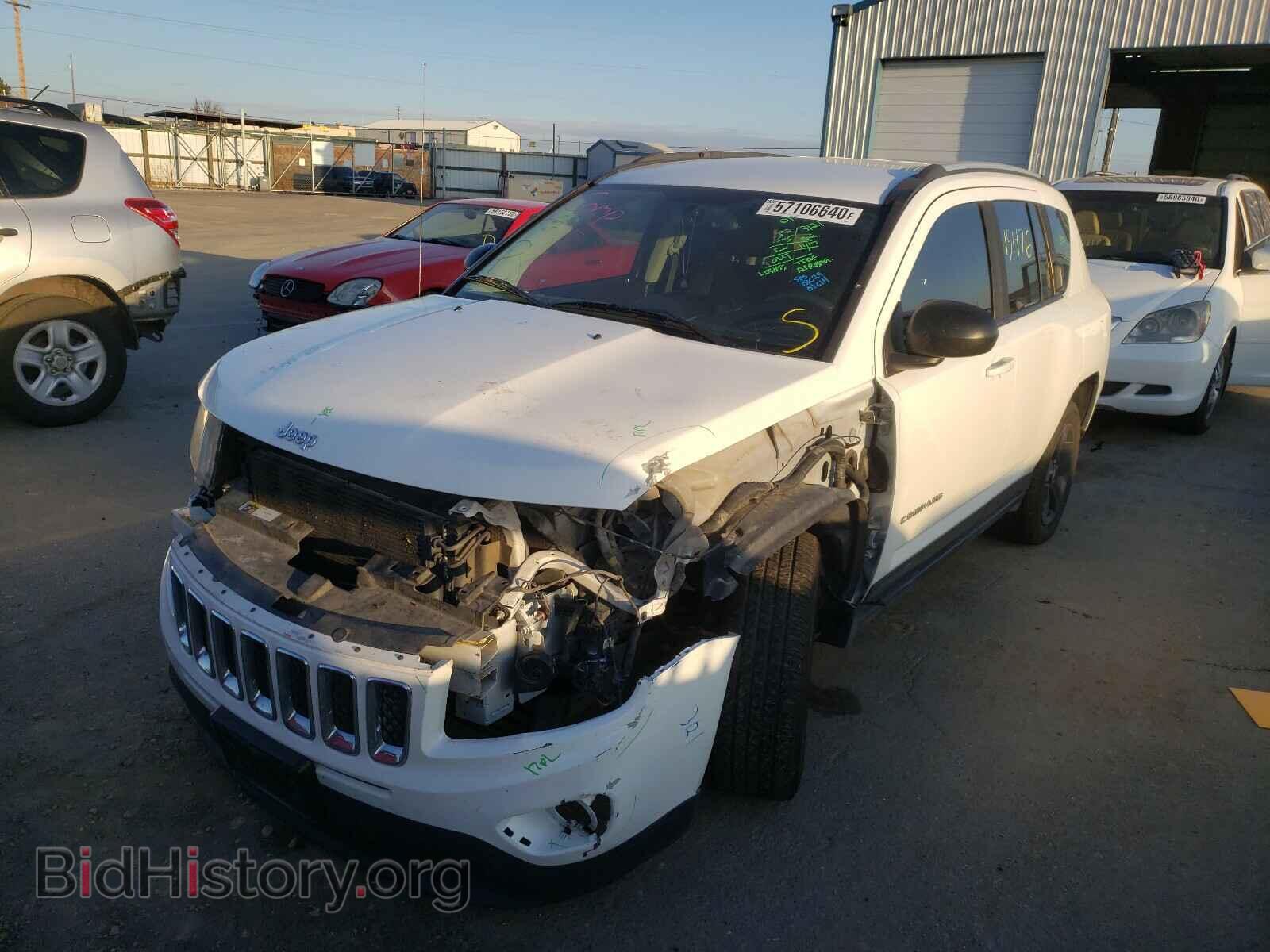 2016 JEEP COMPASS - VIN: 1C4NJDBB9GD508687 - Фото 2