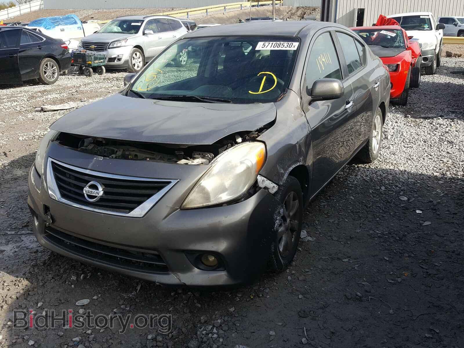 2012 NISSAN VERSA - VIN: 3N1CN7AP7CL803692 - Фото 2