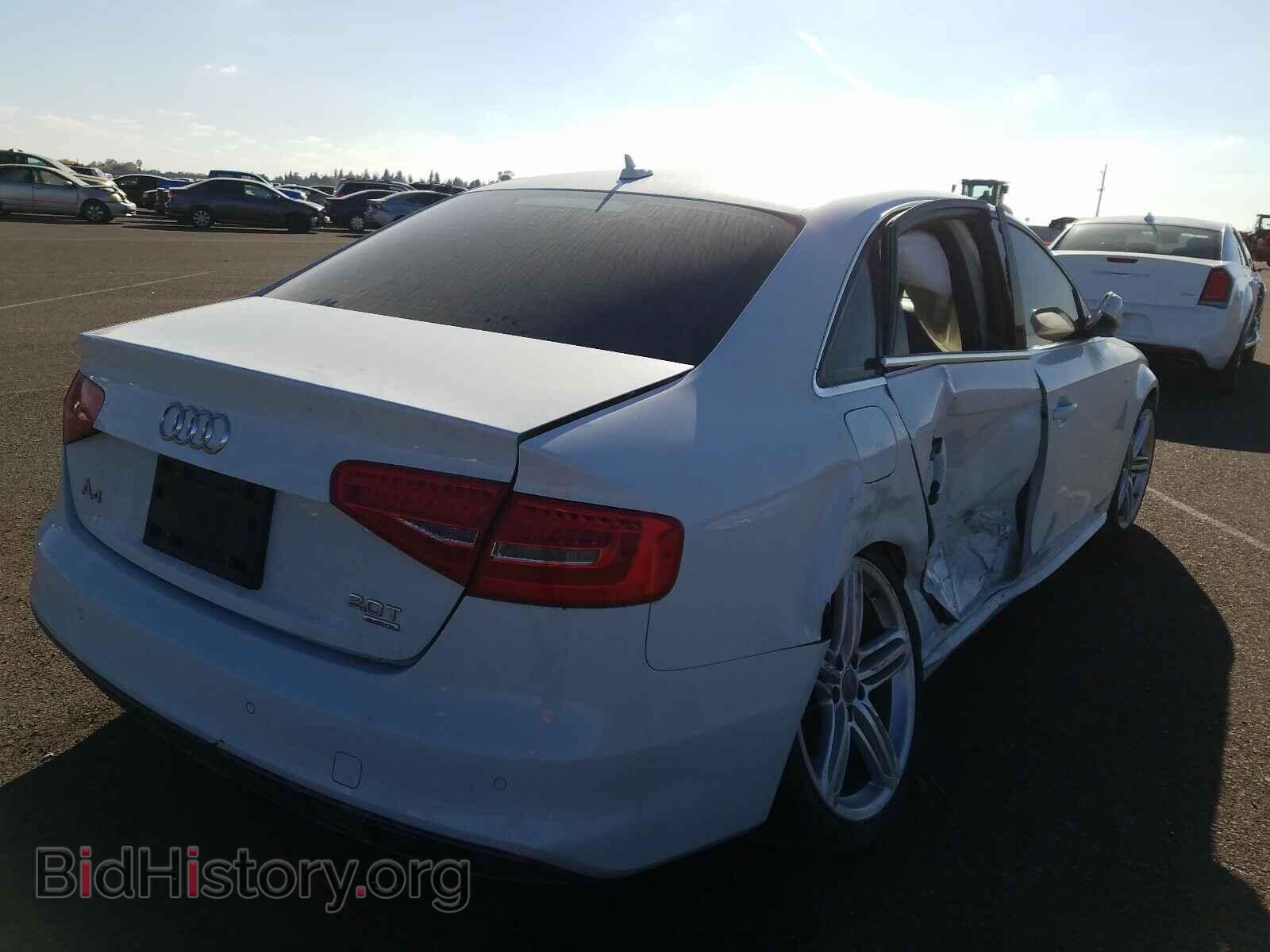 2013 AUDI A4 - VIN: WAUKFAFL4DA162547 - Фото 4