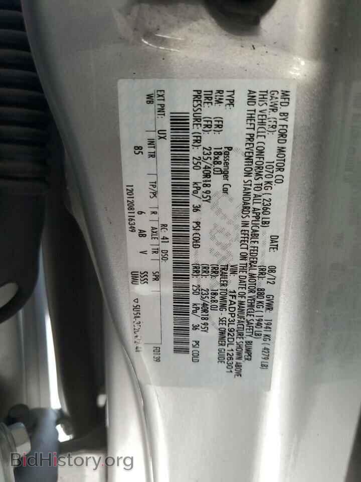 2013 FORD FOCUS - VIN: 1FADP3L92DL126301 - Фото 13