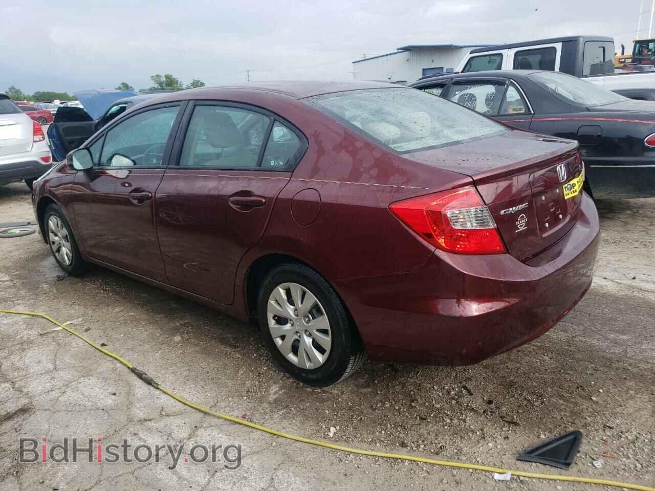 2012 HONDA CIVIC - VIN: 2HGFB2F52CH554757 - Фото 2