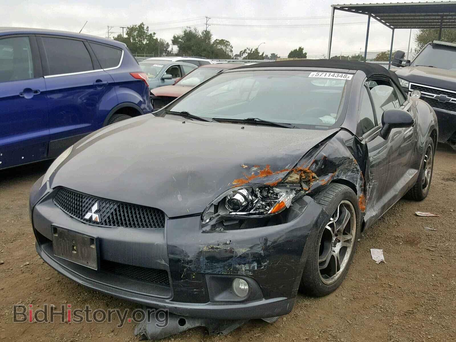 2011 MITSUBISHI ECLIPSE - VIN: 4A37L3ET6BE003398 - Photo 2