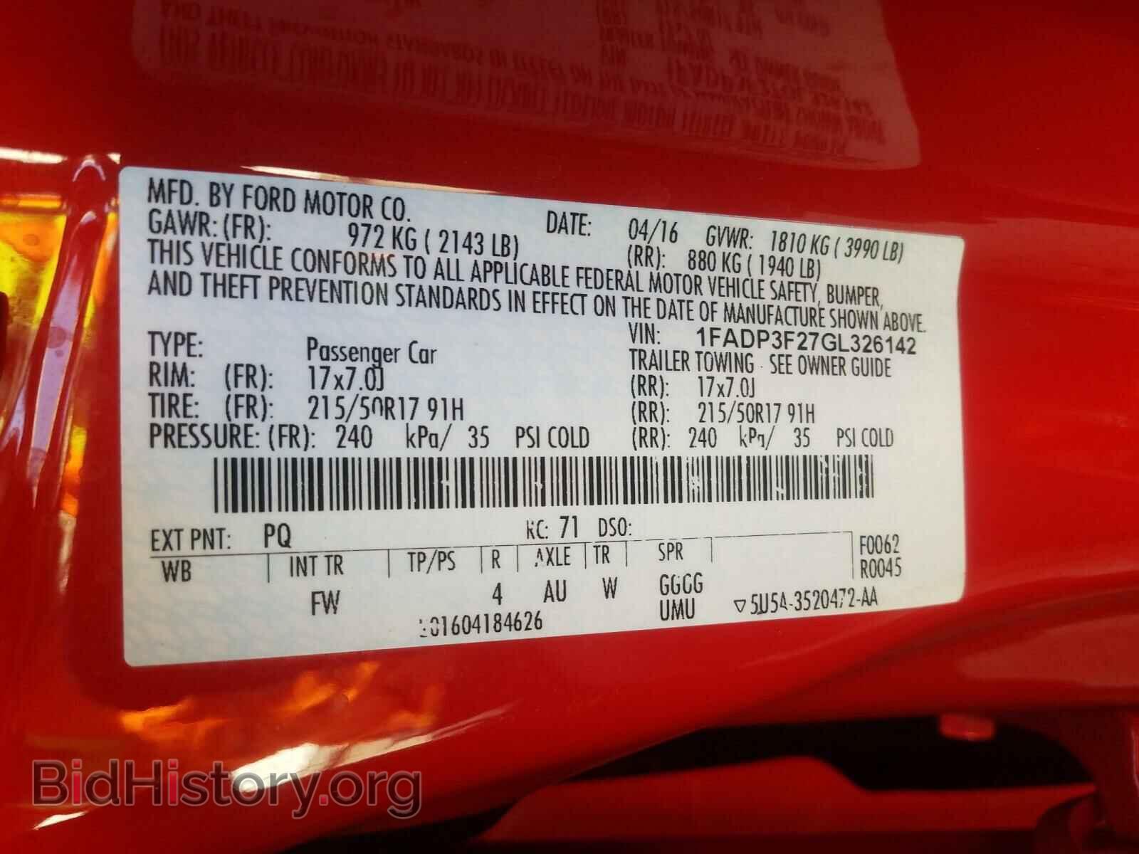 2016 FORD FOCUS - VIN: 1FADP3F27GL326142 - Photo 10