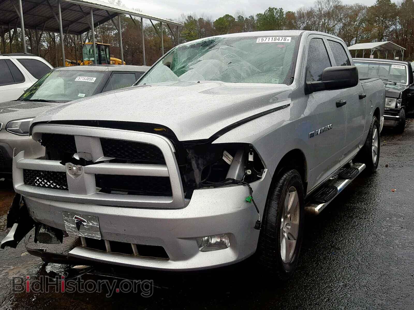 2012 DODGE RAM 1500 S - VIN: 1C6RD6KT2CS157034 - Фото 2
