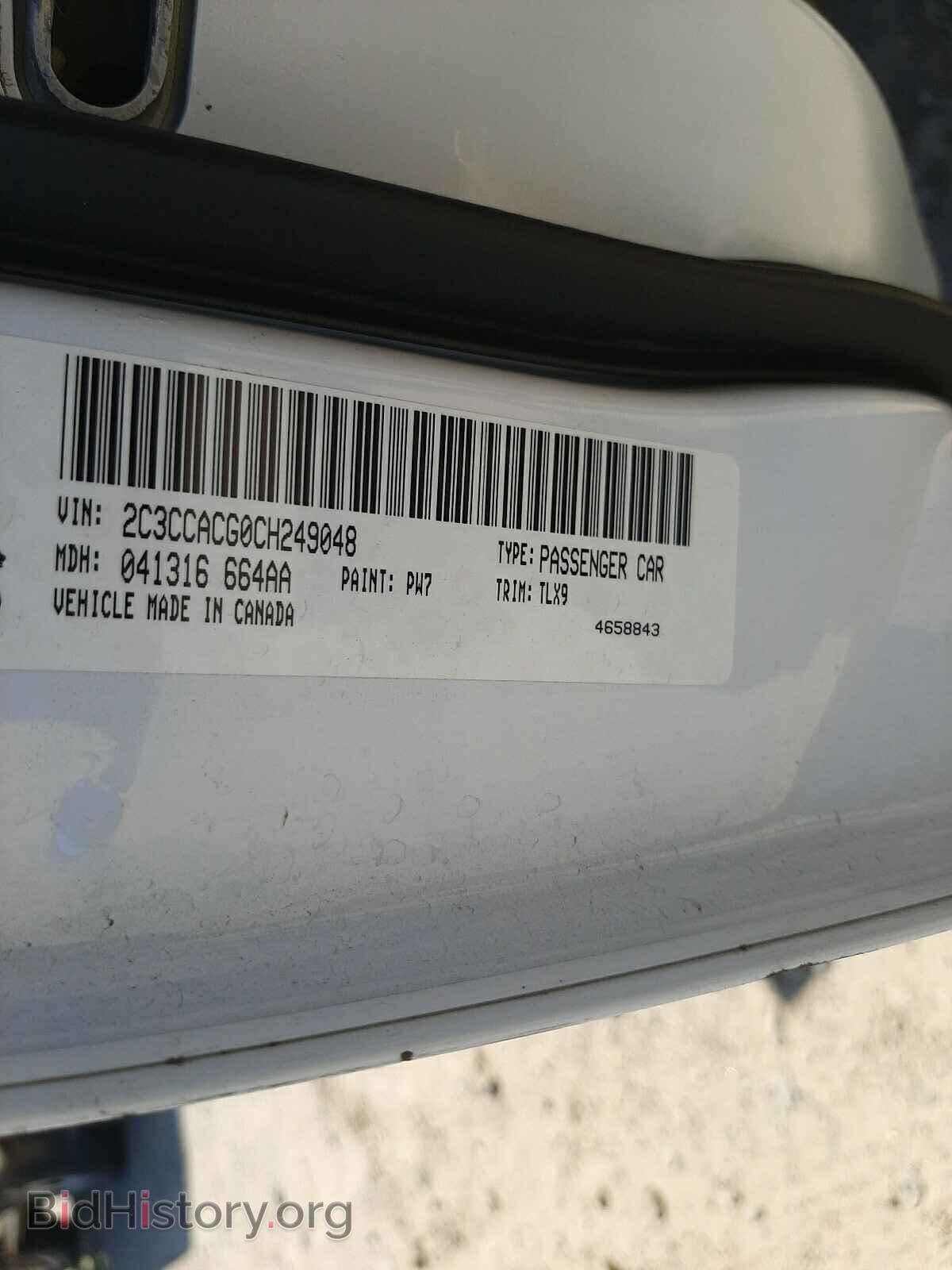 2012 CHRYSLER 300 - VIN: 2C3CCACG0CH249048 - Фото 10