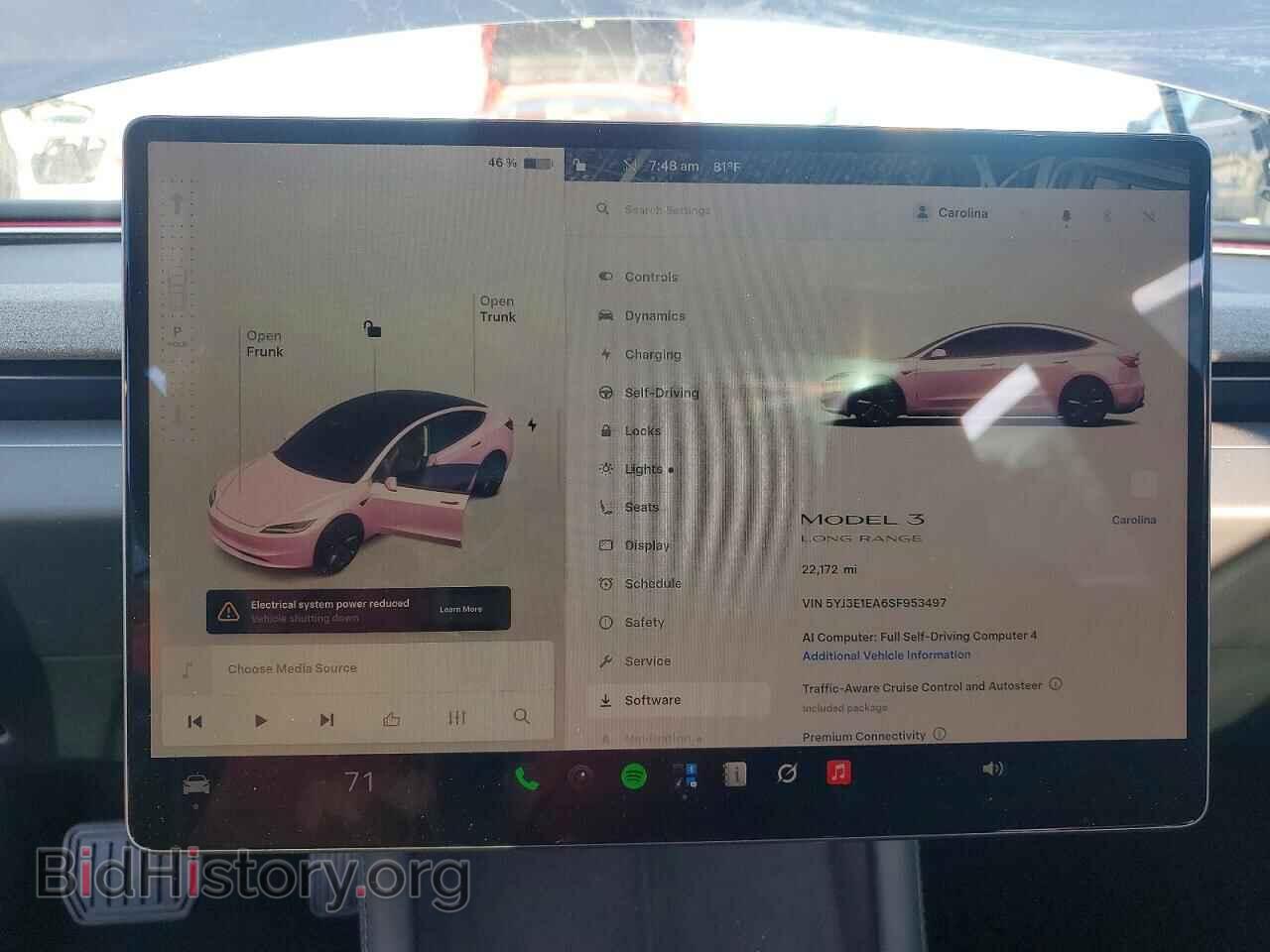 2025 TESLA MODEL 3 - VIN: 5YJ3E1EA6SF953497 - Photo 9