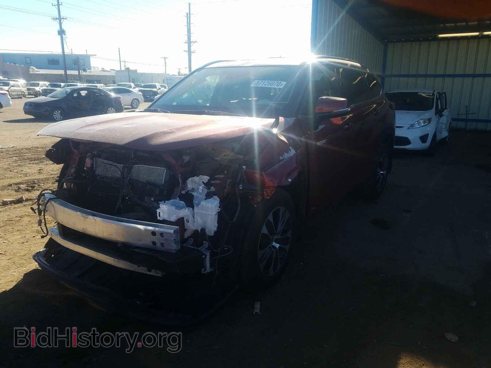 2021 TOYOTA HIGHLANDER - VIN: 5TDGBRCH0MS515534 - Фото 2
