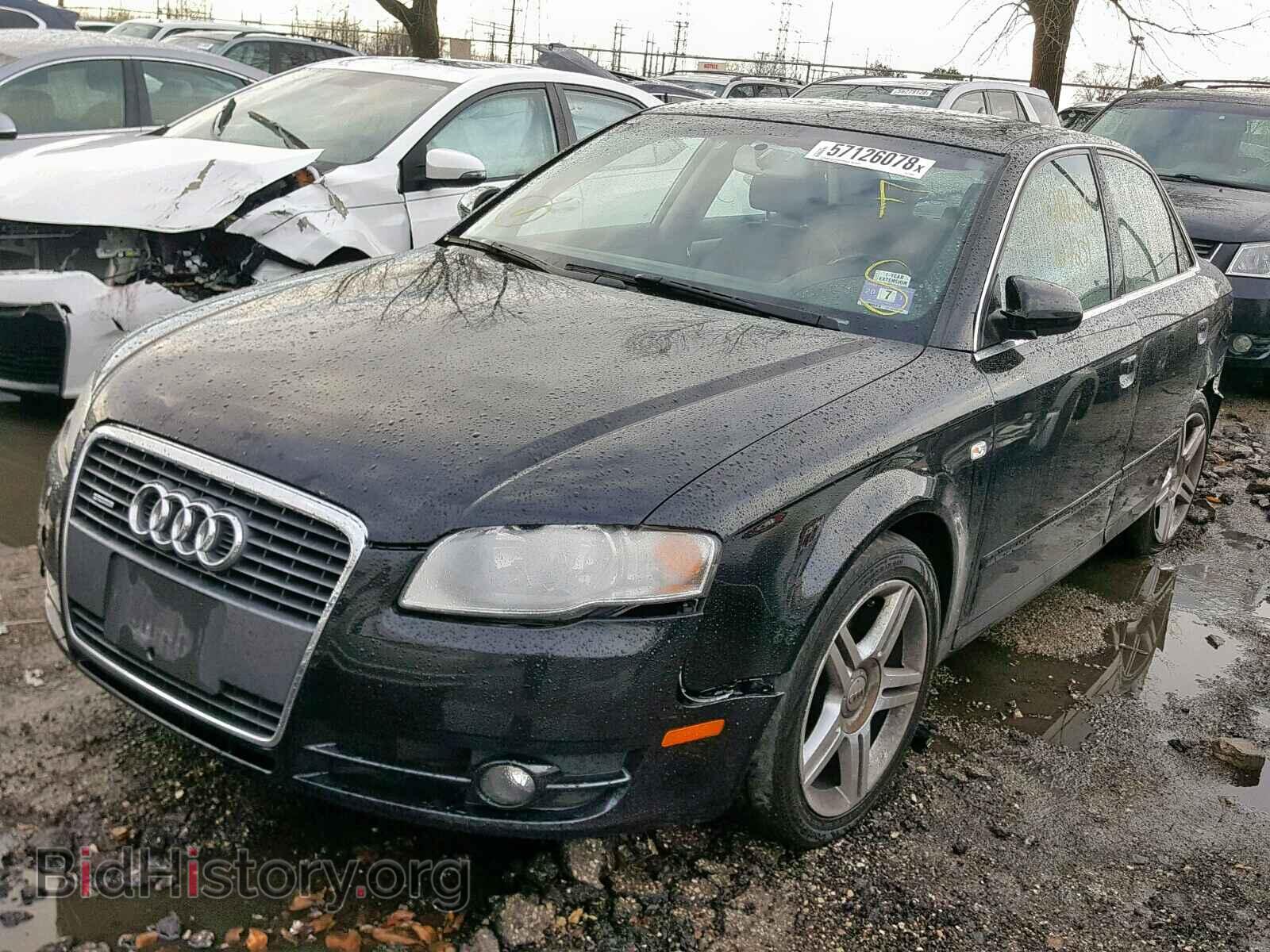 2007 AUDI A4 - VIN: WAUDF78E47A033562 - Фото 2