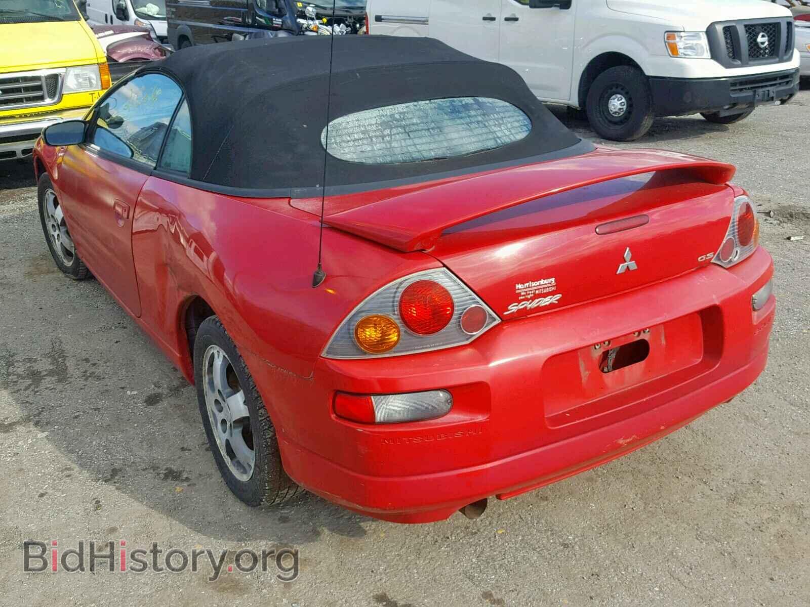 2003 MITSUBISHI ECLIPSE - VIN: 4A3AE45GX3E096968 - Фото 3