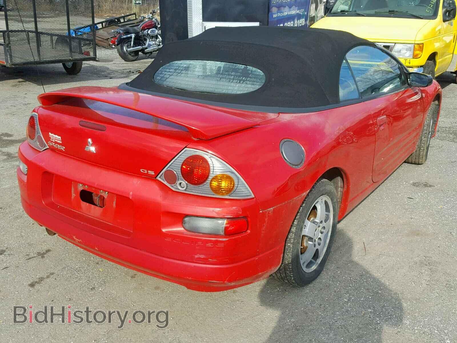 2003 MITSUBISHI ECLIPSE - VIN: 4A3AE45GX3E096968 - Фото 4