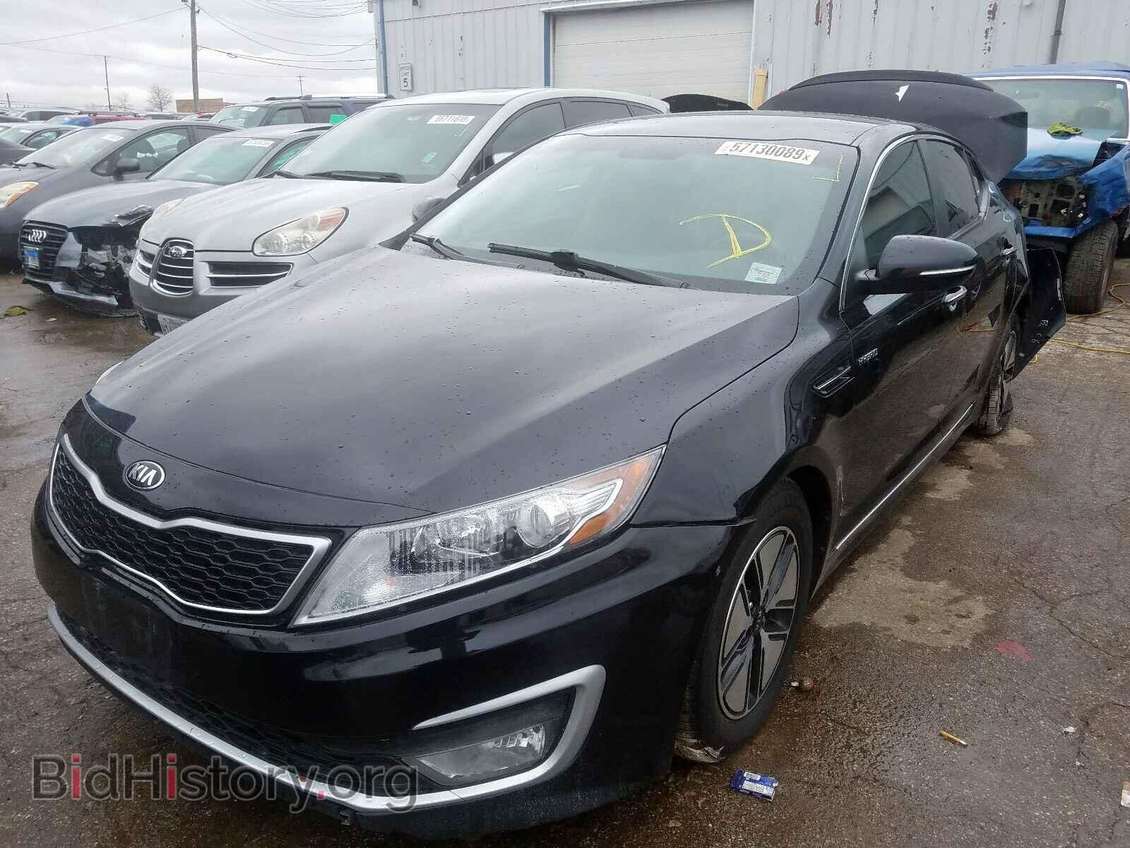 2013 KIA OPTIMA HYB - VIN: KNAGM4AD3D5046990 - Фото 2