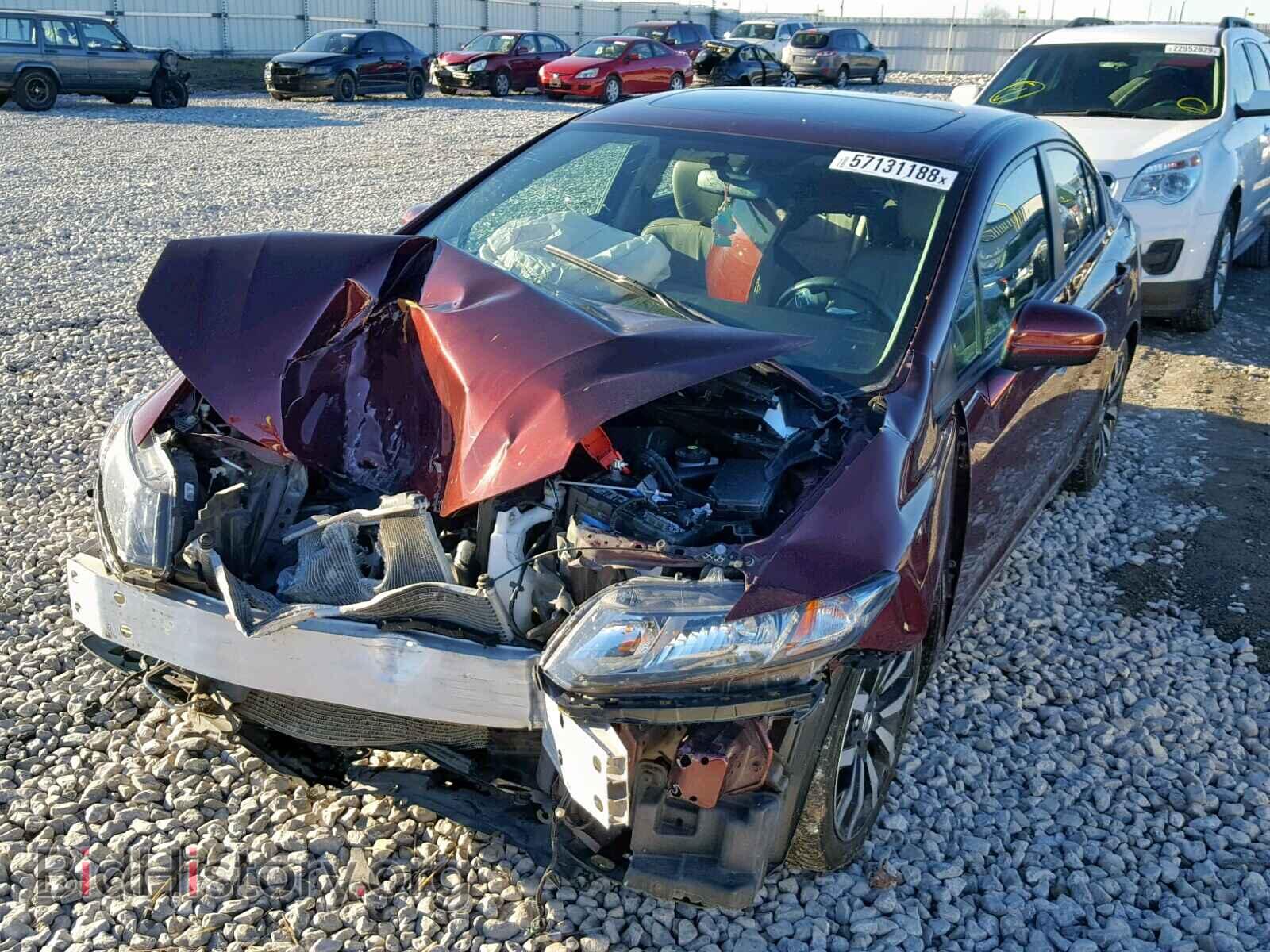 2014 HONDA CIVIC - VIN: 19XFB2F97EE043822 - Фото 2
