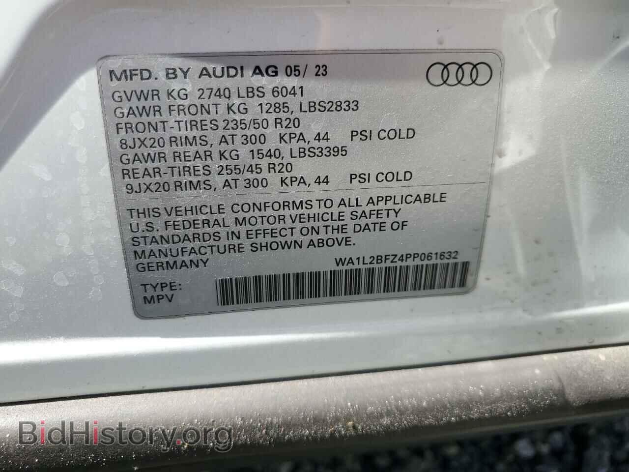2023 AUDI Q4 E-TRON - VIN: WA1L2BFZ4PP061632 - Фото 12