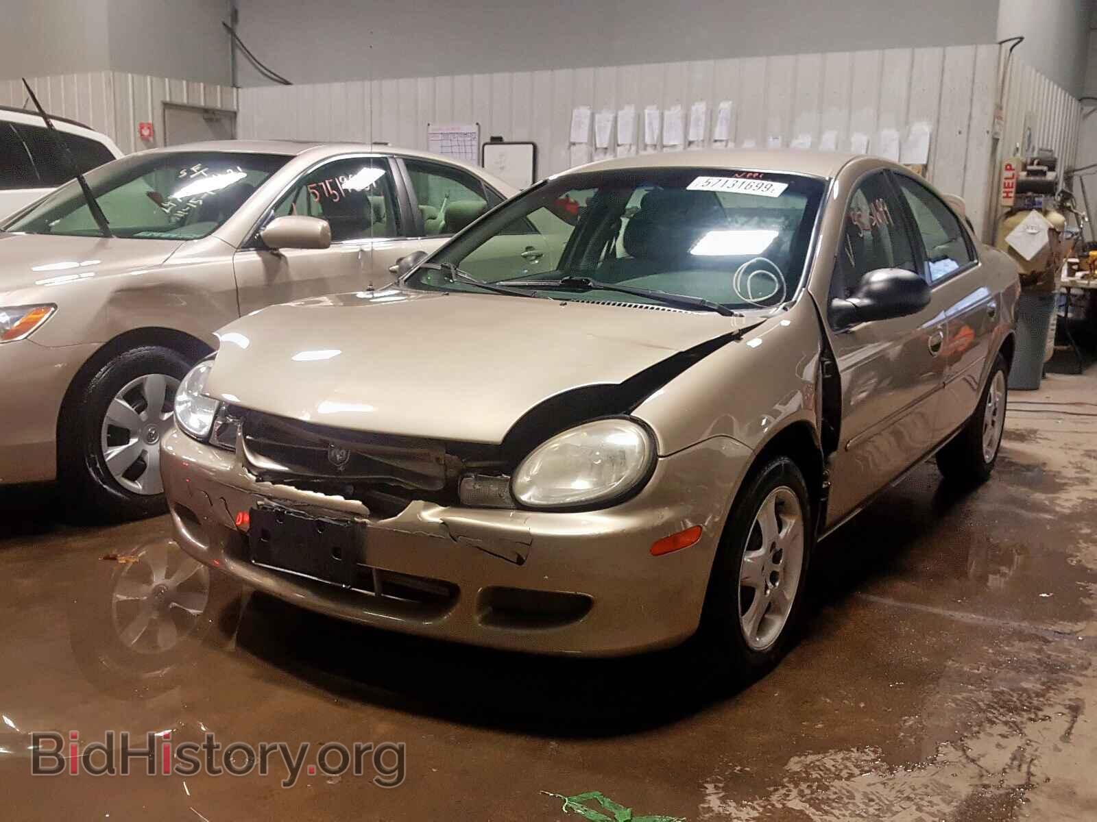 2002 DODGE NEON - VIN: 1B3ES46C22D602520 - Фото 2