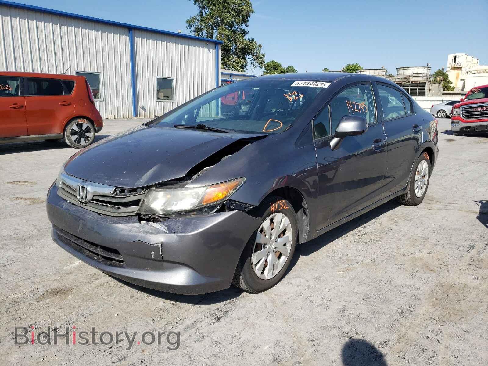 2012 HONDA CIVIC - VIN: 2HGFB2F53CH332955 - Фото 2