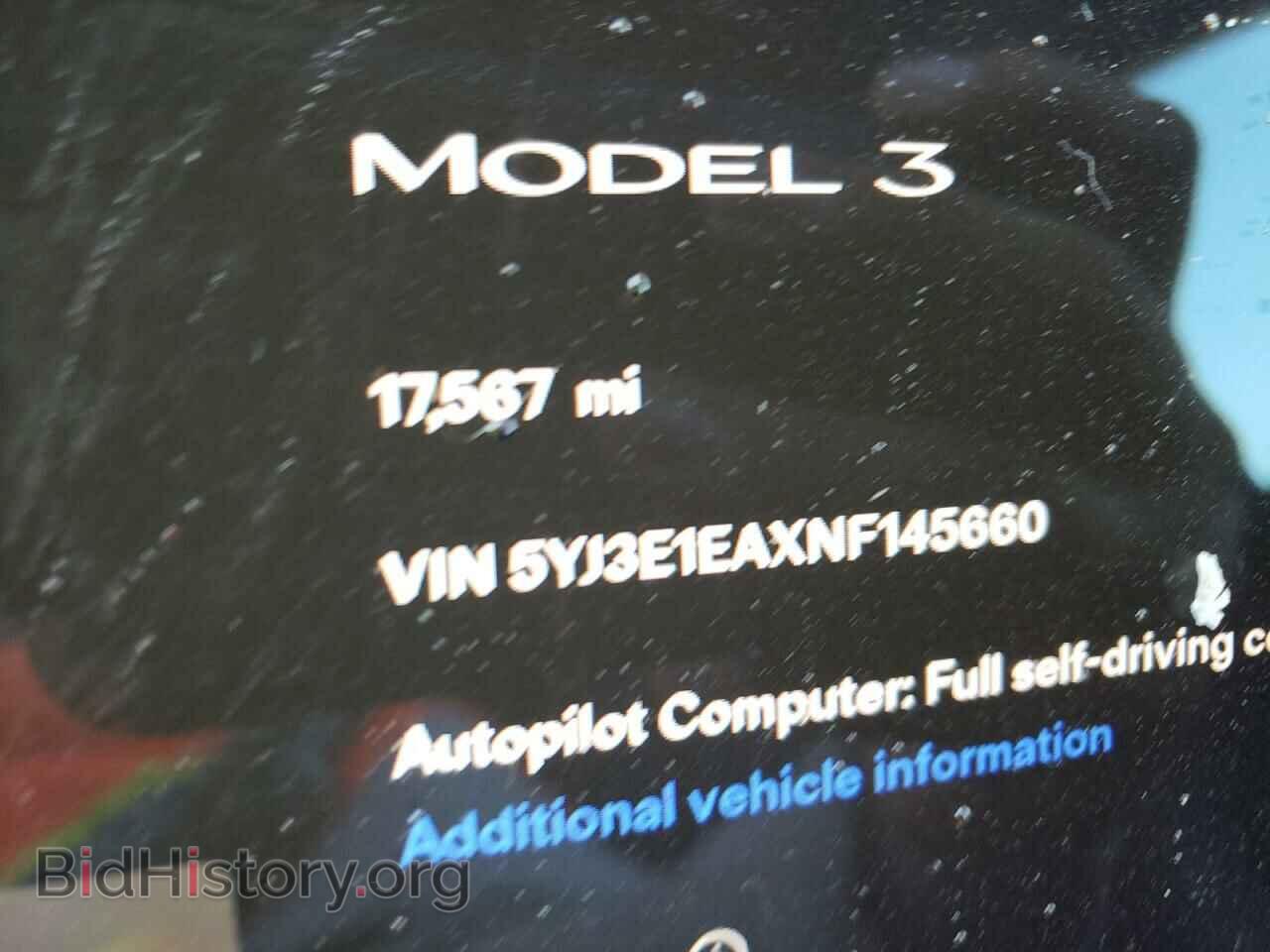 2022 TESLA MODEL 3 - VIN: 5YJ3E1EAXNF145660 - Фото 8