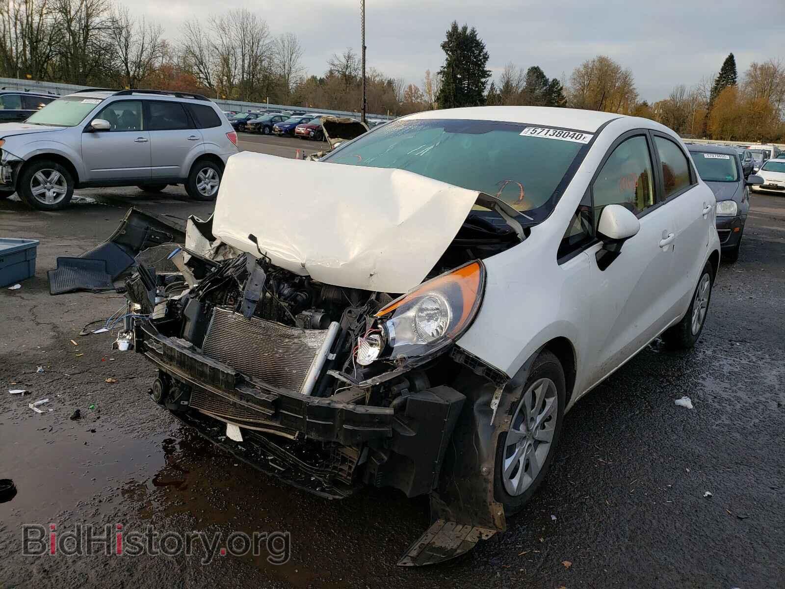 2016 KIA RIO - VIN: KNADM5A35G6647641 - Фото 2