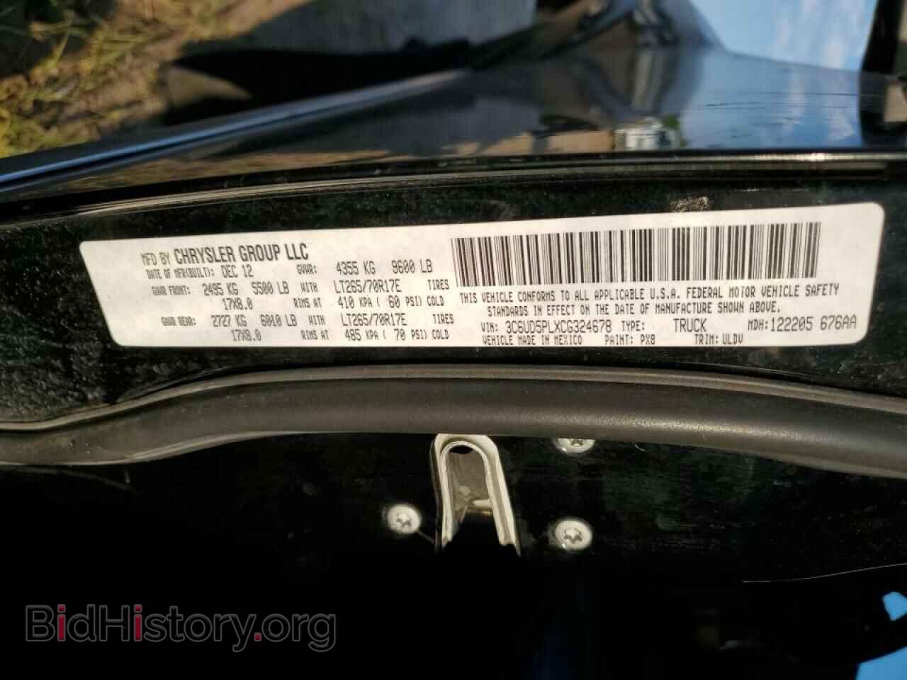 2012 DODGE RAM 2500 - VIN: 3C6UD5PLXCG324678 - Фото 10