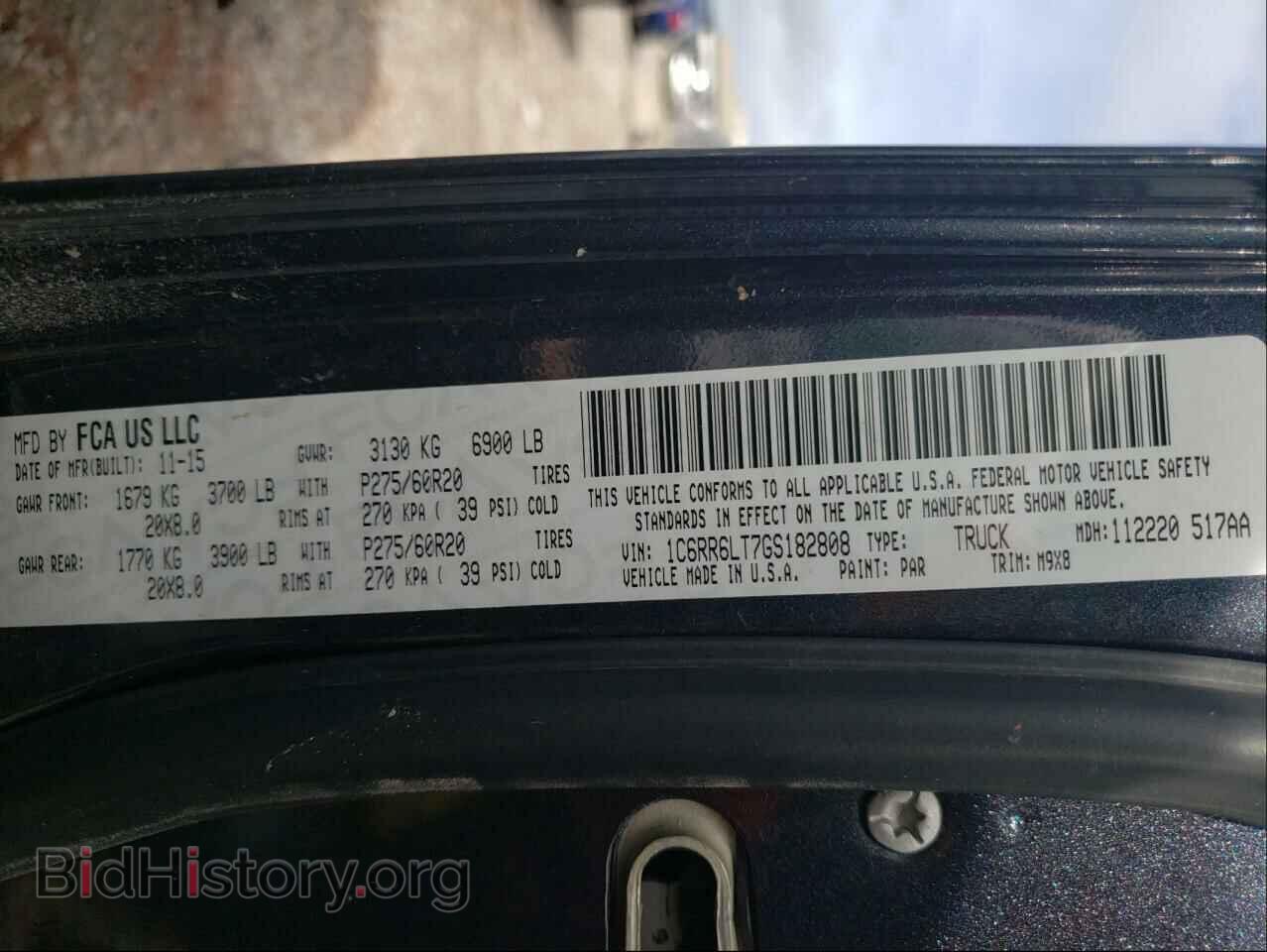 2016 RAM 1500 - VIN: 1C6RR6LT7GS182808 - Фото 10