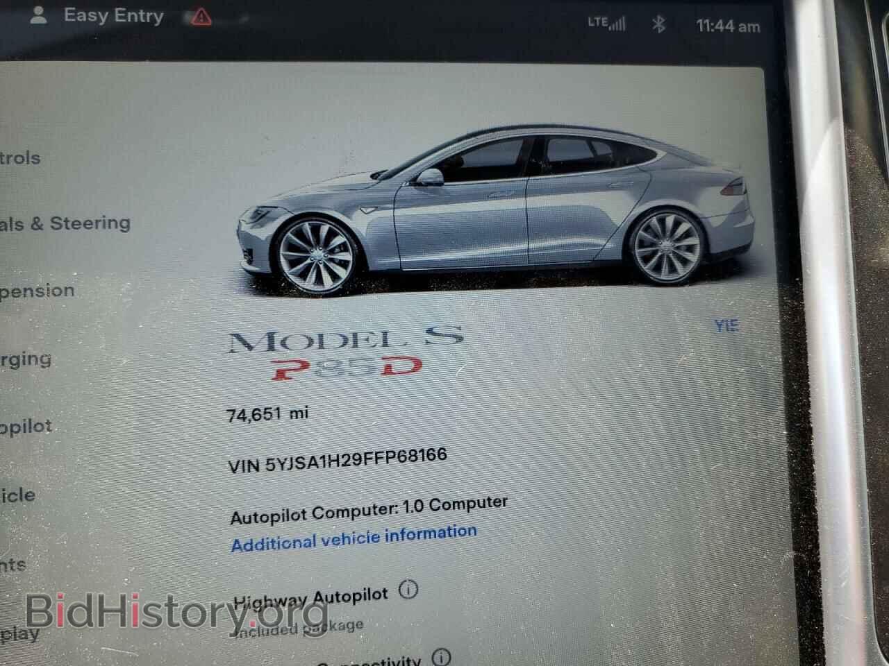 2015 TESLA MODEL S - VIN: 5YJSA1H29FFP68166 - Photo 9