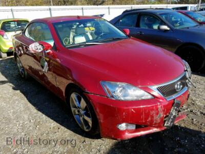 2010 Lexus IS IS 350, красный — VIN JTHFE2C29A2501574, Copart