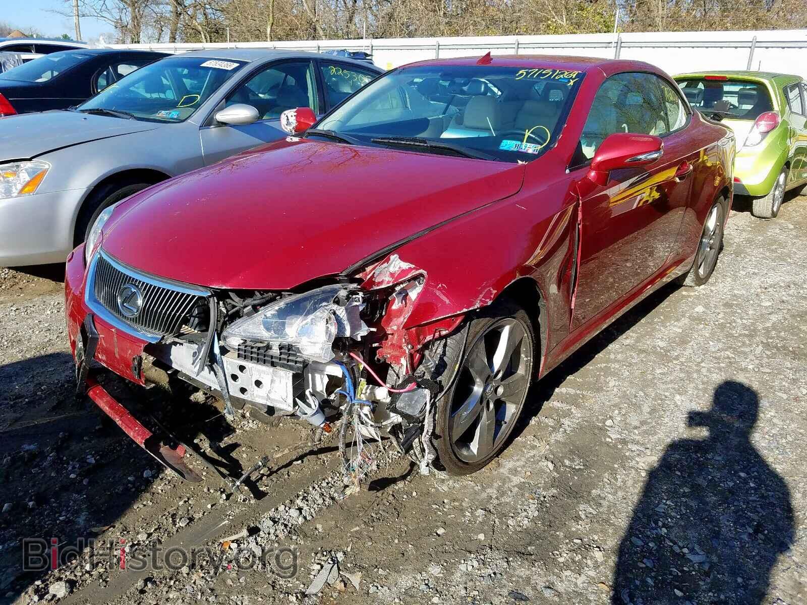 2010 LEXUS IS - VIN: JTHFE2C29A2501574 - Фото 2