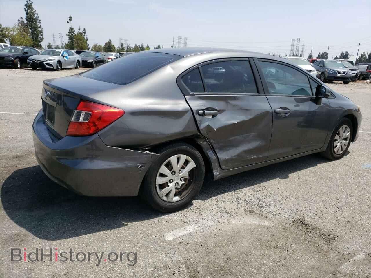 2012 HONDA CIVIC - VIN: 2HGFB2F58CH596057 - Фото 3