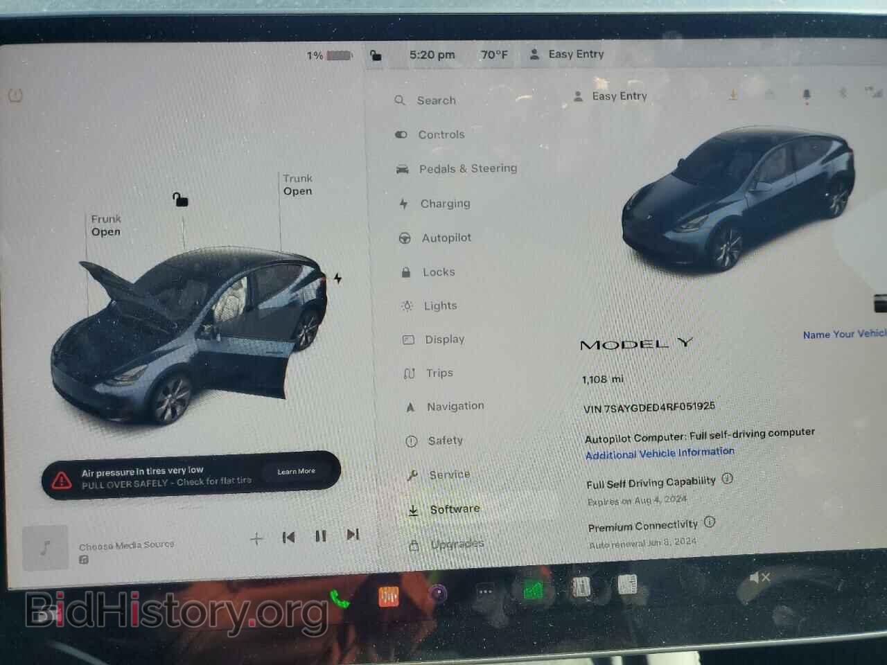 2024 TESLA MODEL Y - VIN: 7SAYGDED4RF051925 - Фото 9