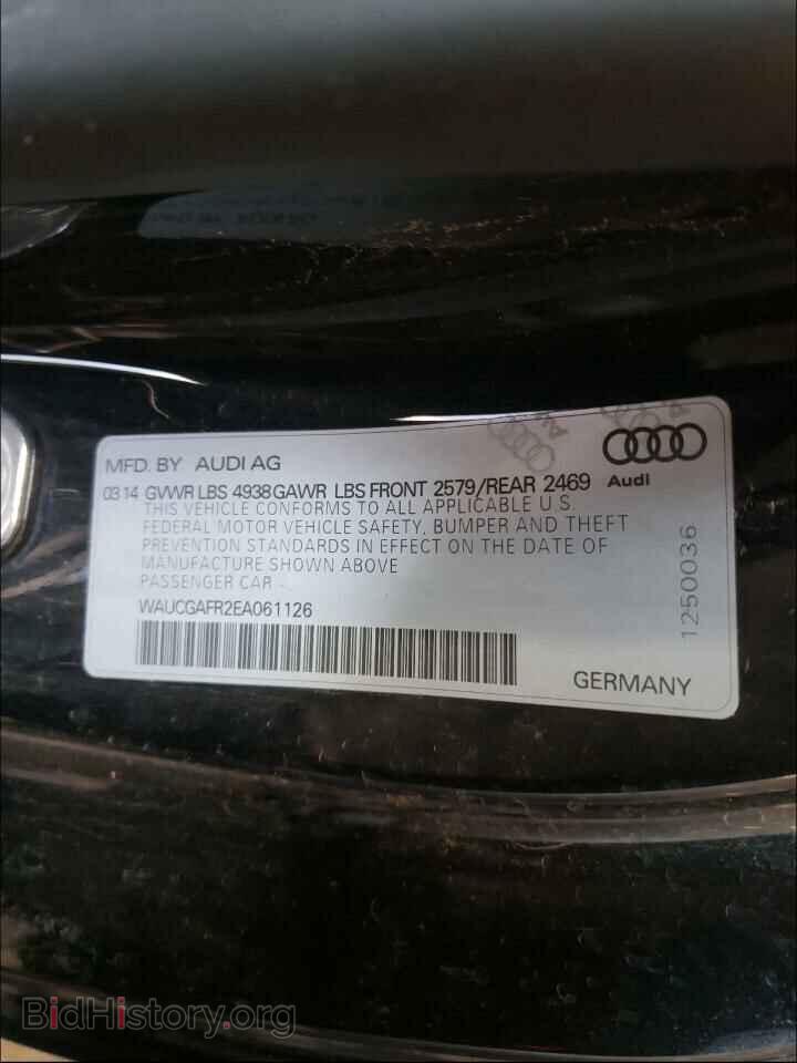 2014 AUDI S5/RS5 - VIN: WAUCGAFR2EA061126 - Фото 10