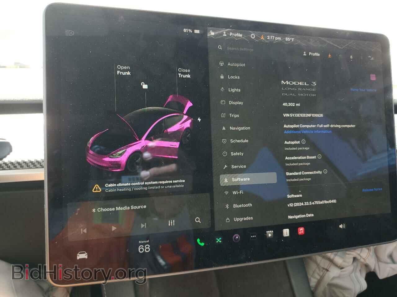 2022 TESLA MODEL 3 - VIN: 5YJ3E1EB2NF106926 - Фото 9