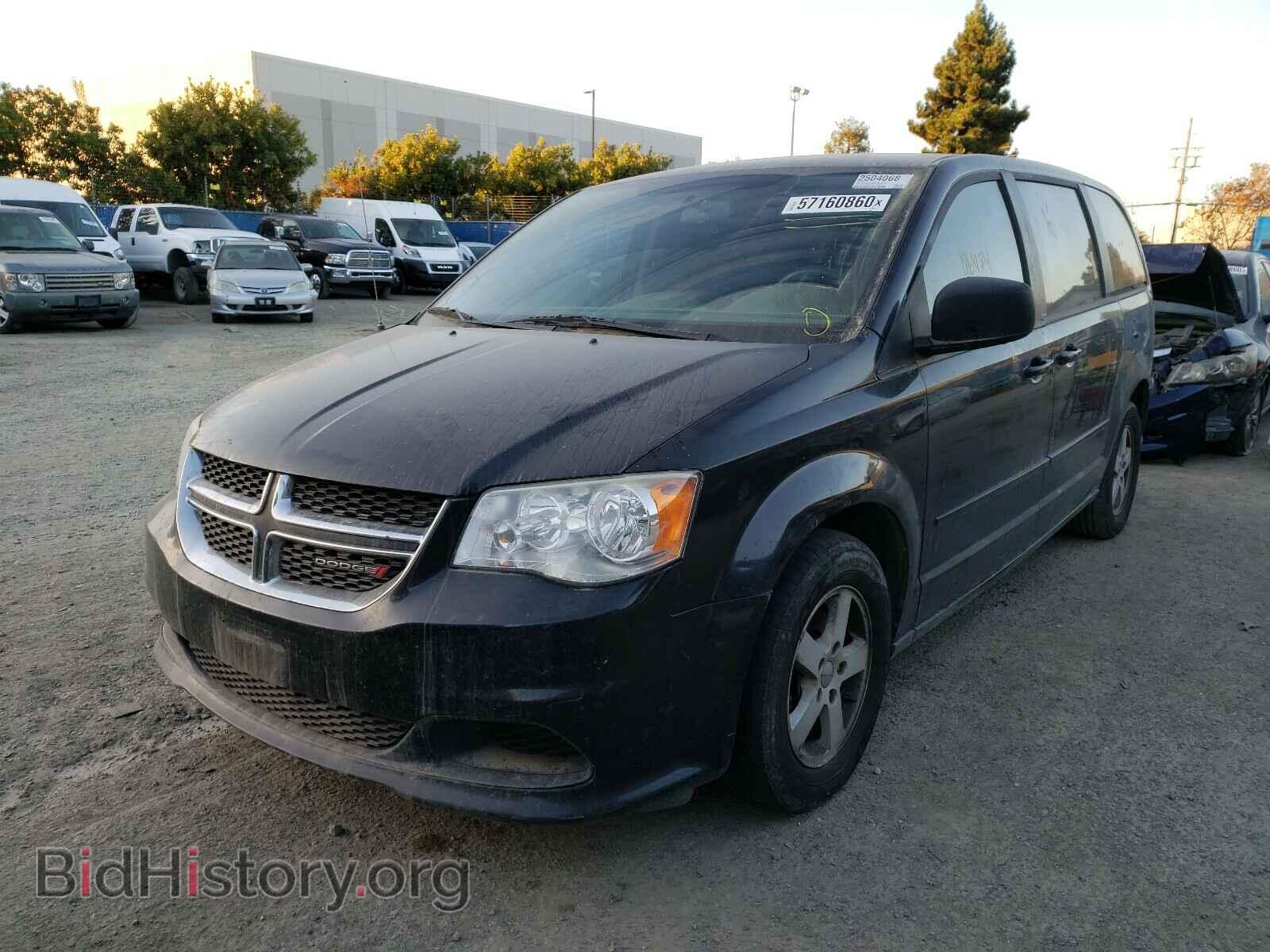 2013 DODGE CARAVAN - VIN: 2C4RDGCG8DR580686 - Фото 2