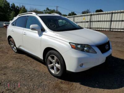 2012 Lexus RX350 RX 350, белый — VIN JTJBK1BA9C2446782, Copart